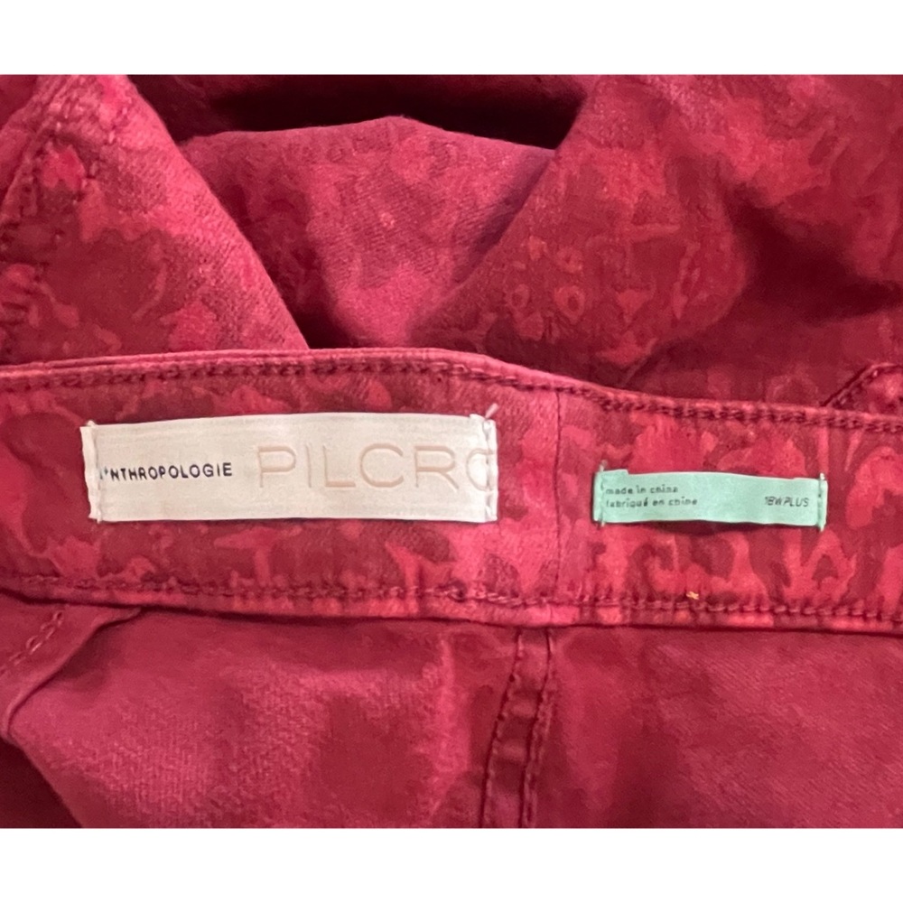 - Anthropologie Pilcro Flocked High-Rise Leggings/Pants NWT SZ 18W - Picture 11 of 16